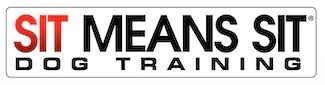 Logo for Sit Means Sit Dog Training - Corpus Christi