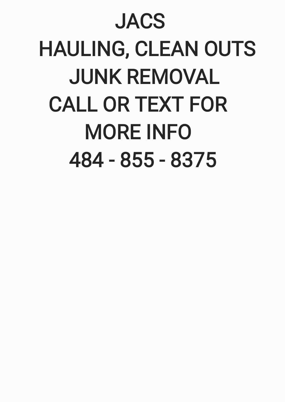 Avatar for JACS HAULING/CLEAN OUTS