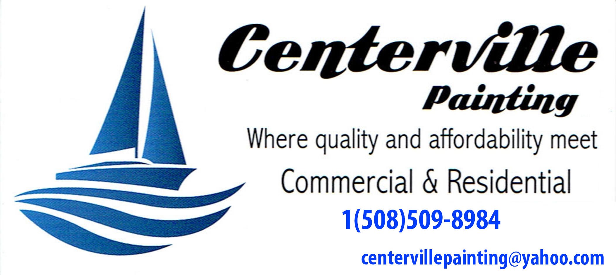 Logo for centerville painting