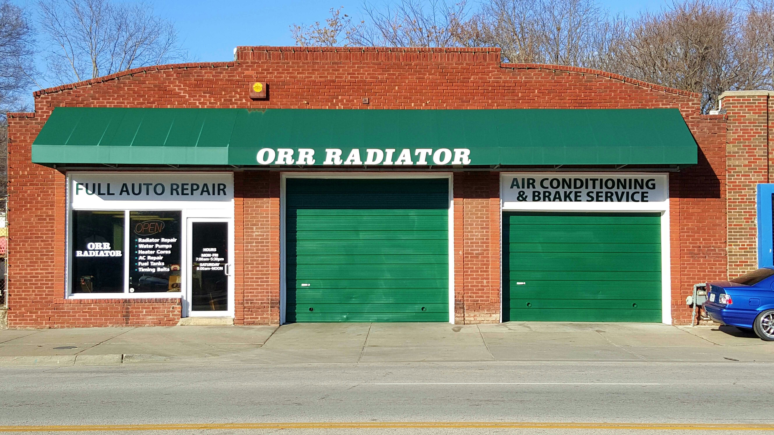 Logo for ORR RADIATOR SERVICE