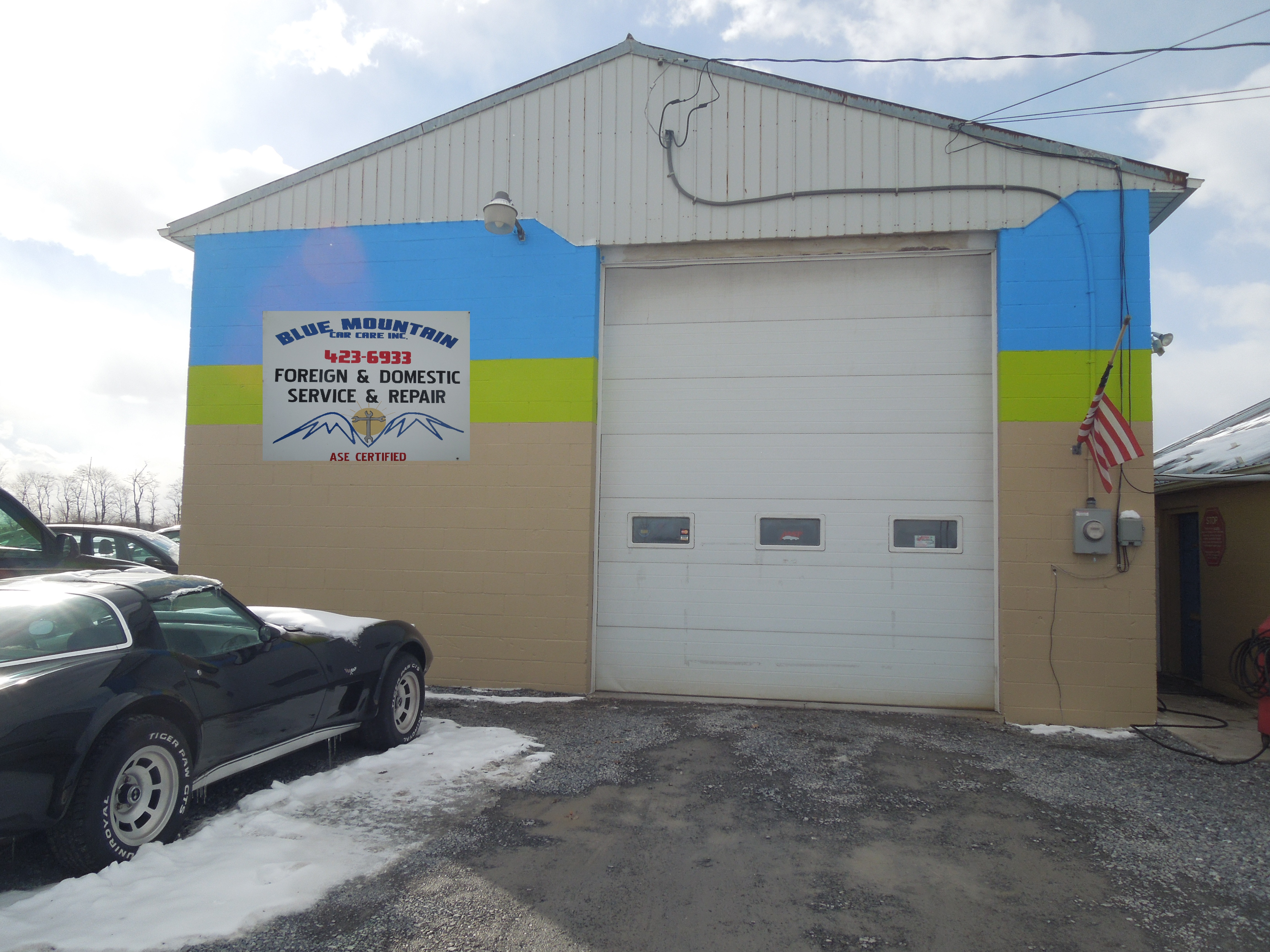 Logo for Blue Mtn Car Care