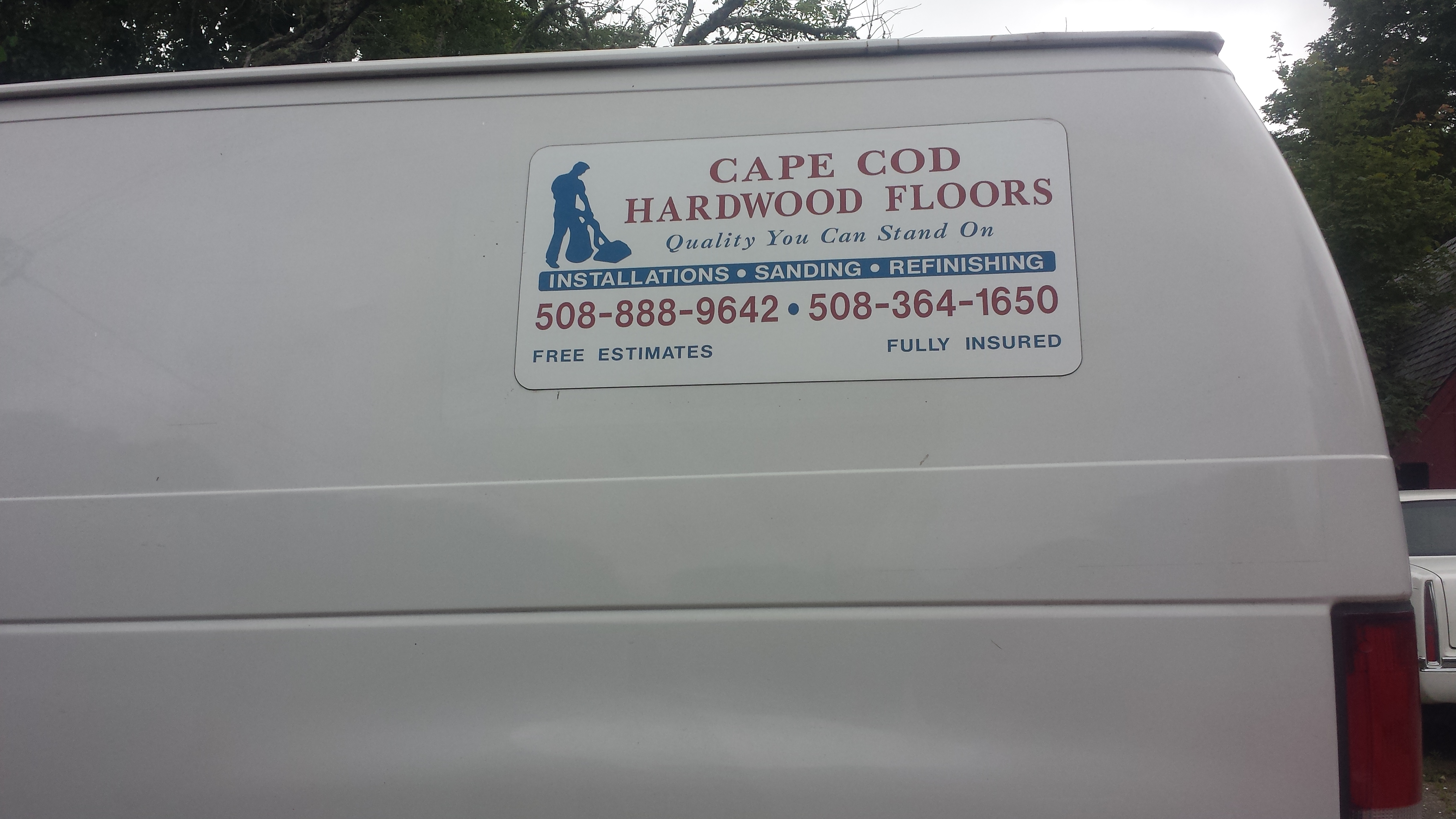 Logo for CAPE COD HARDWOOD FLOORS