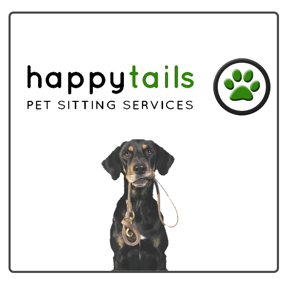 Logo for Happy Tails Pet Sitting Services