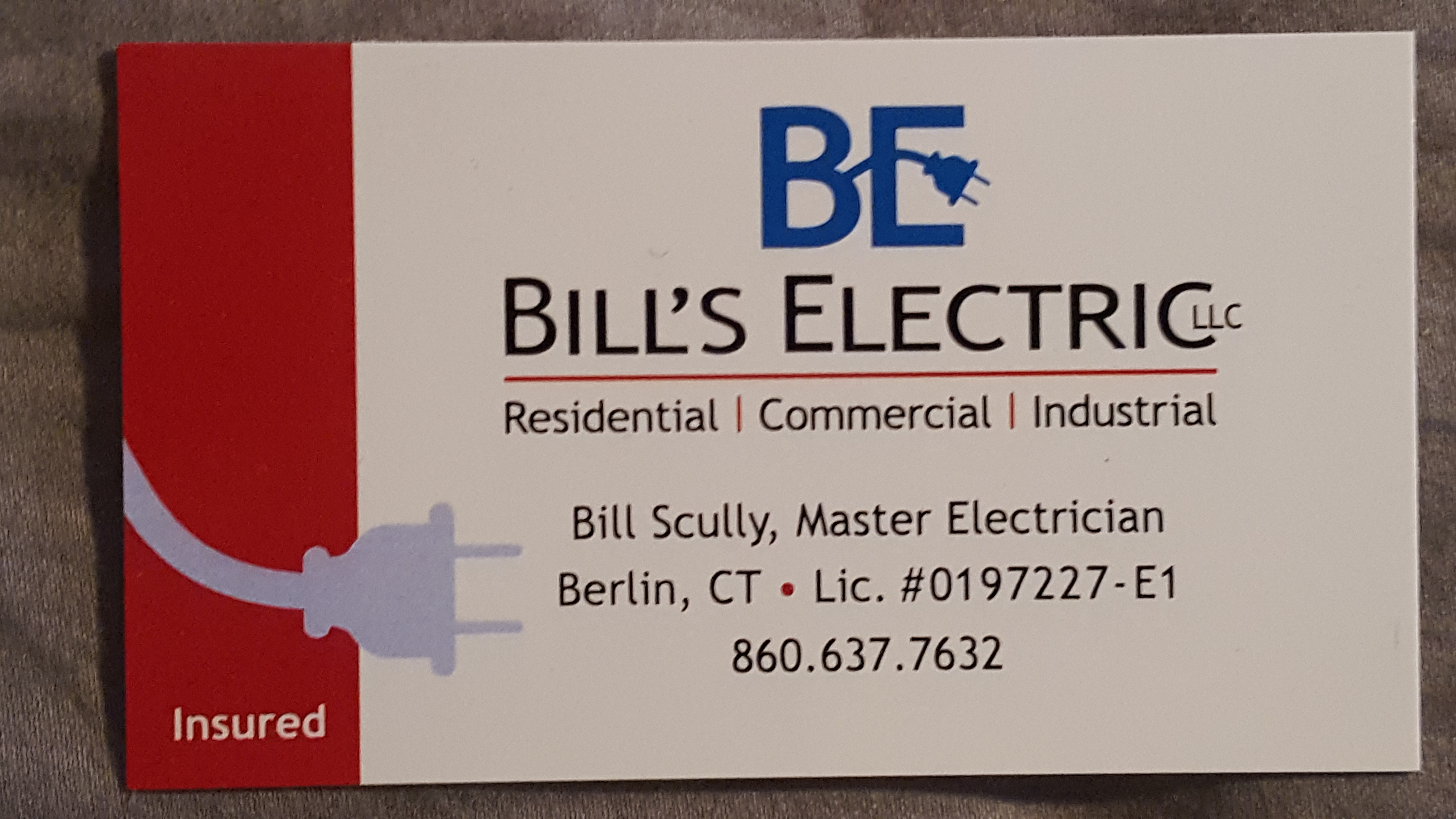Logo for Bill's Electric LLC