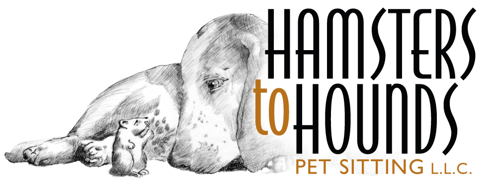 Logo for Hamsters to Hounds Pet Sitting LLC
