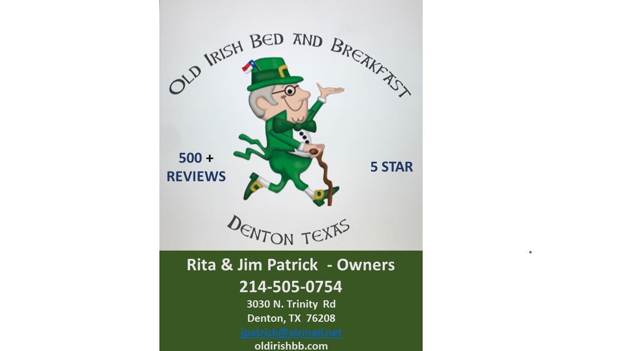 Logo for Old Irish Bed & Breakfast / Paca Road Inn