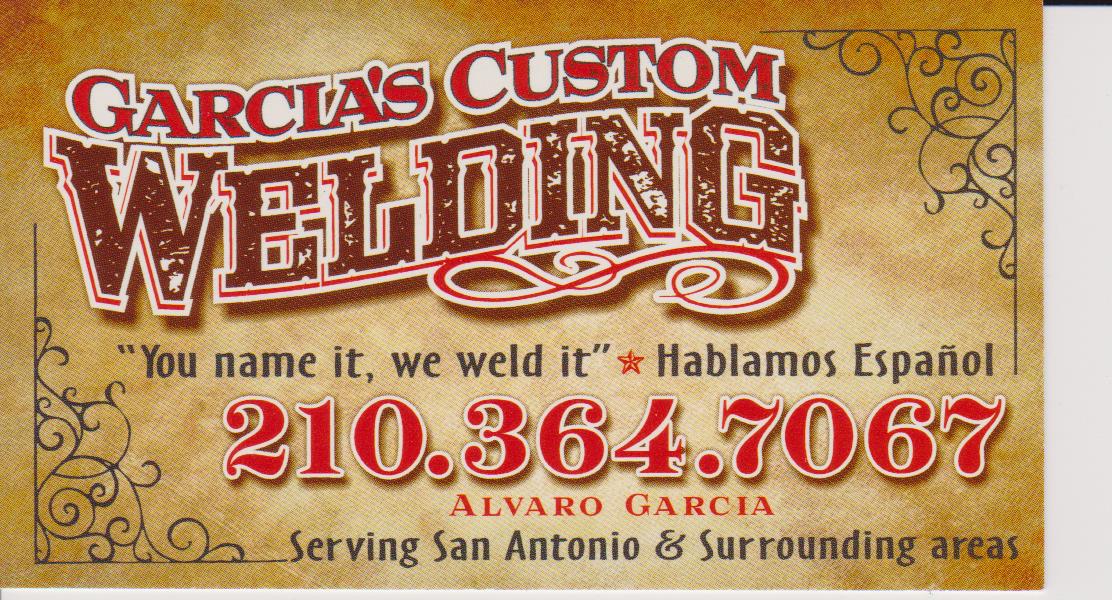 Logo for Garcia's Custom Welding