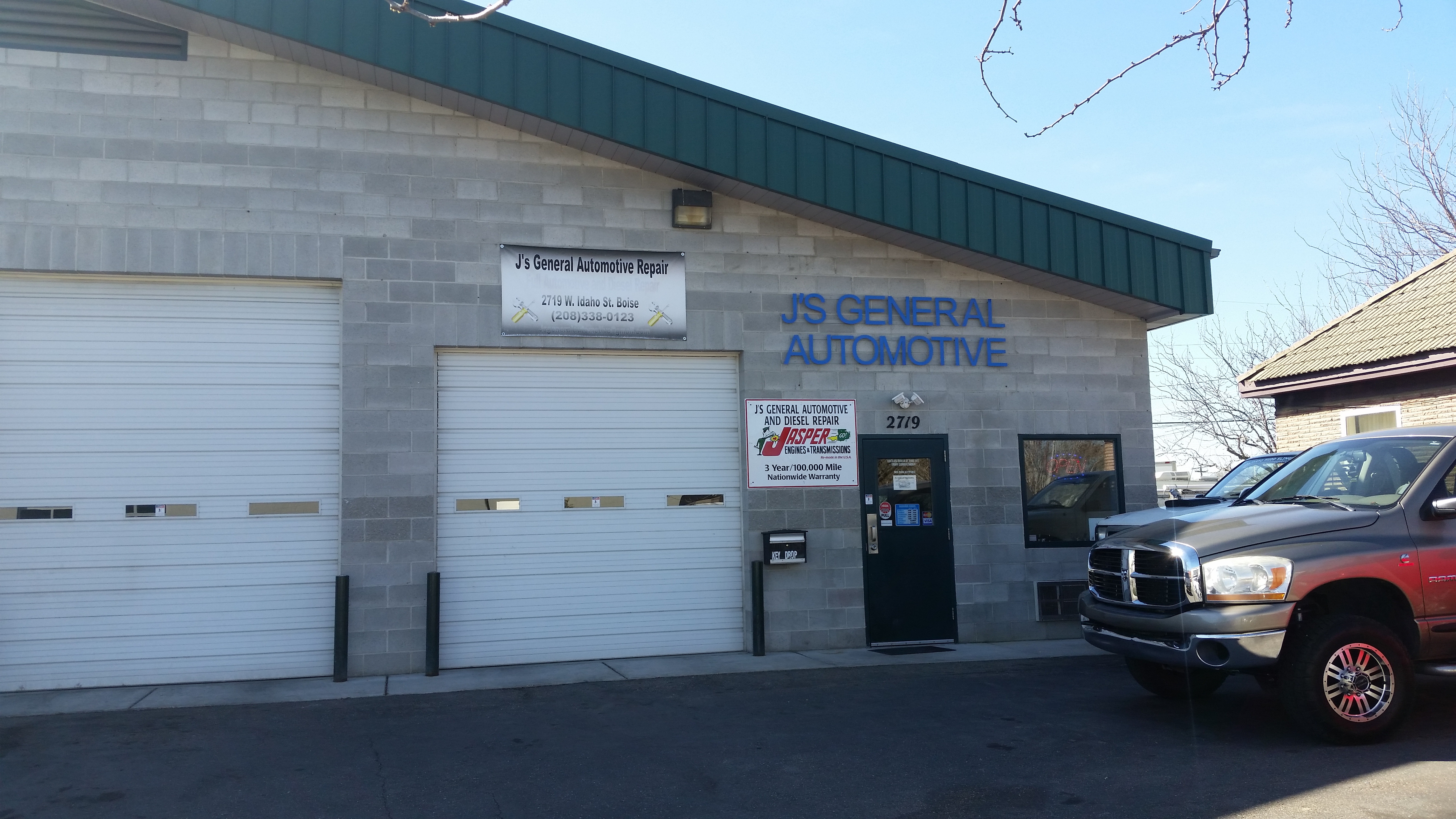J's General Automotive and Diesel Repair logo