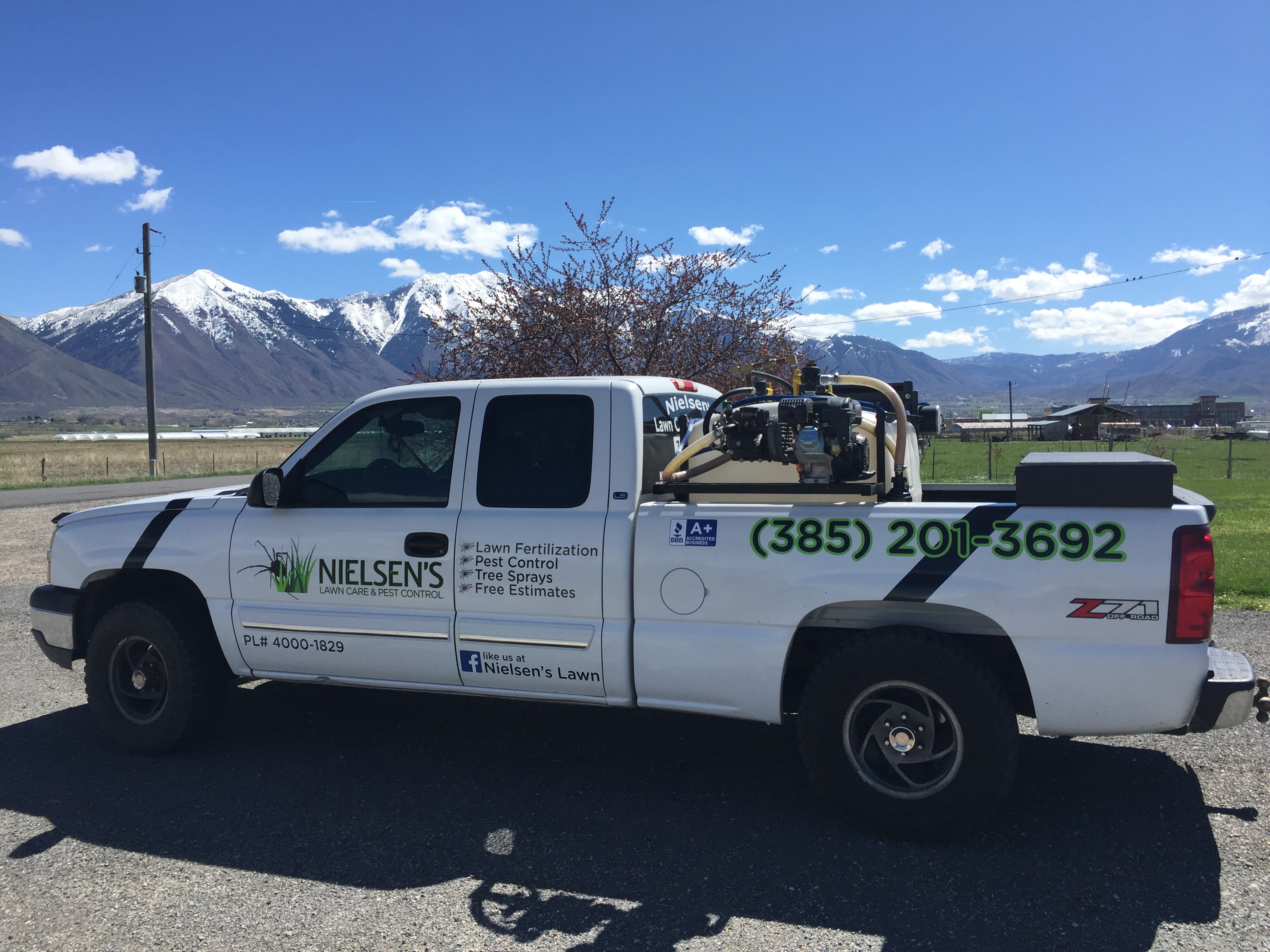 Nielsen's Lawn Care and Pest control logo