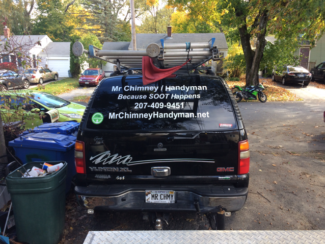 Logo for mr chimney.handyman