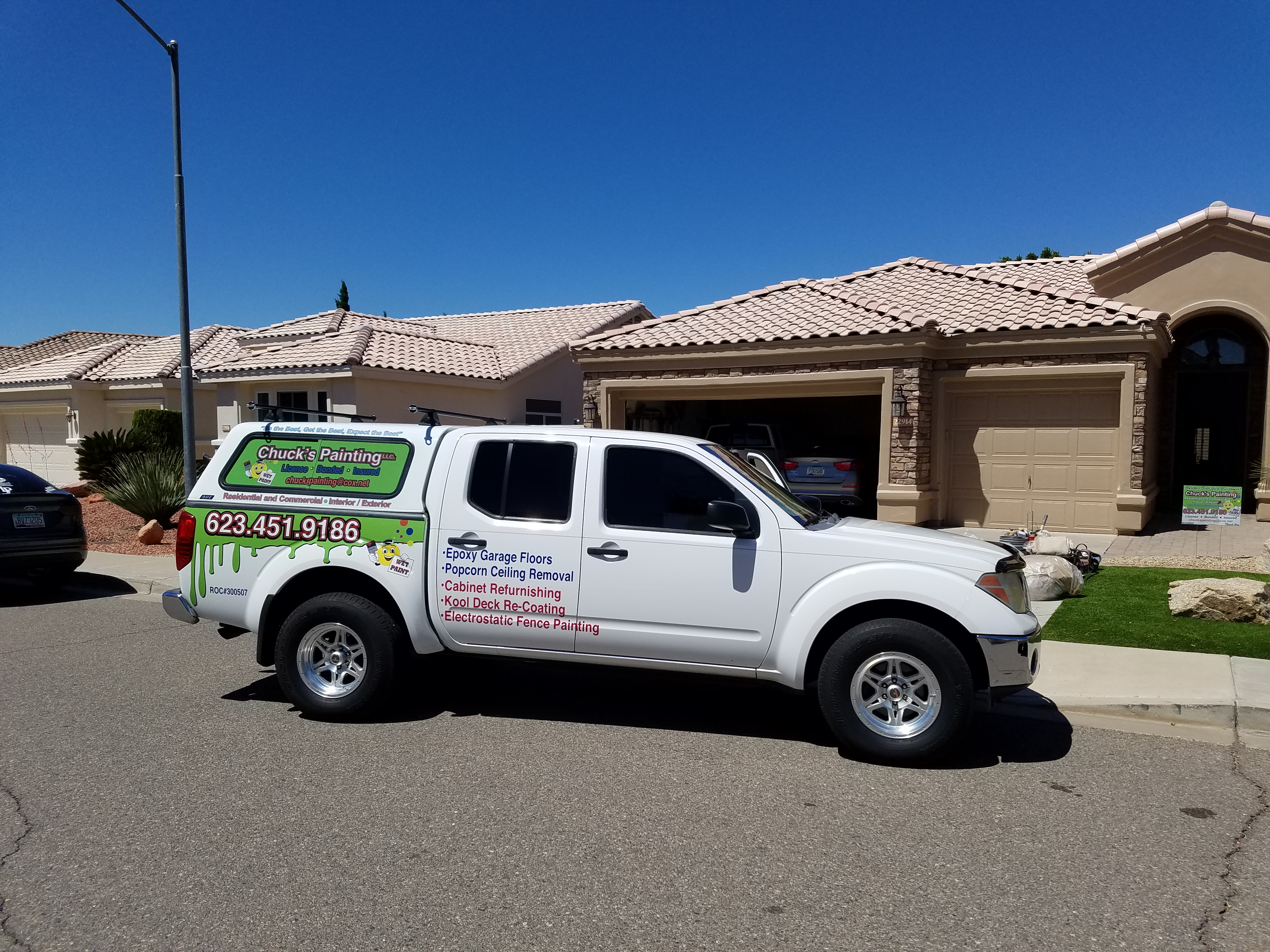 Logo for Chucks Painting