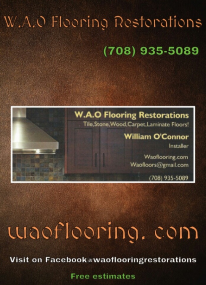 Logo for W.A.O Flooring Restorations