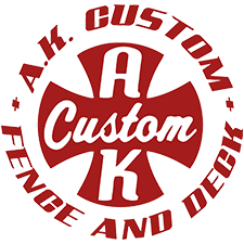 Logo for A.K. Custom Fence and Deck