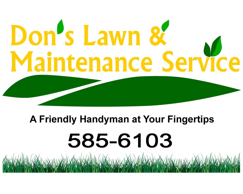 Don's Lawn & Maintenance Service logo