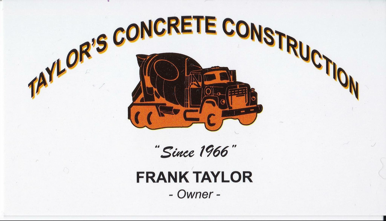 Logo for Taylor's Concrete Construction, Inc.