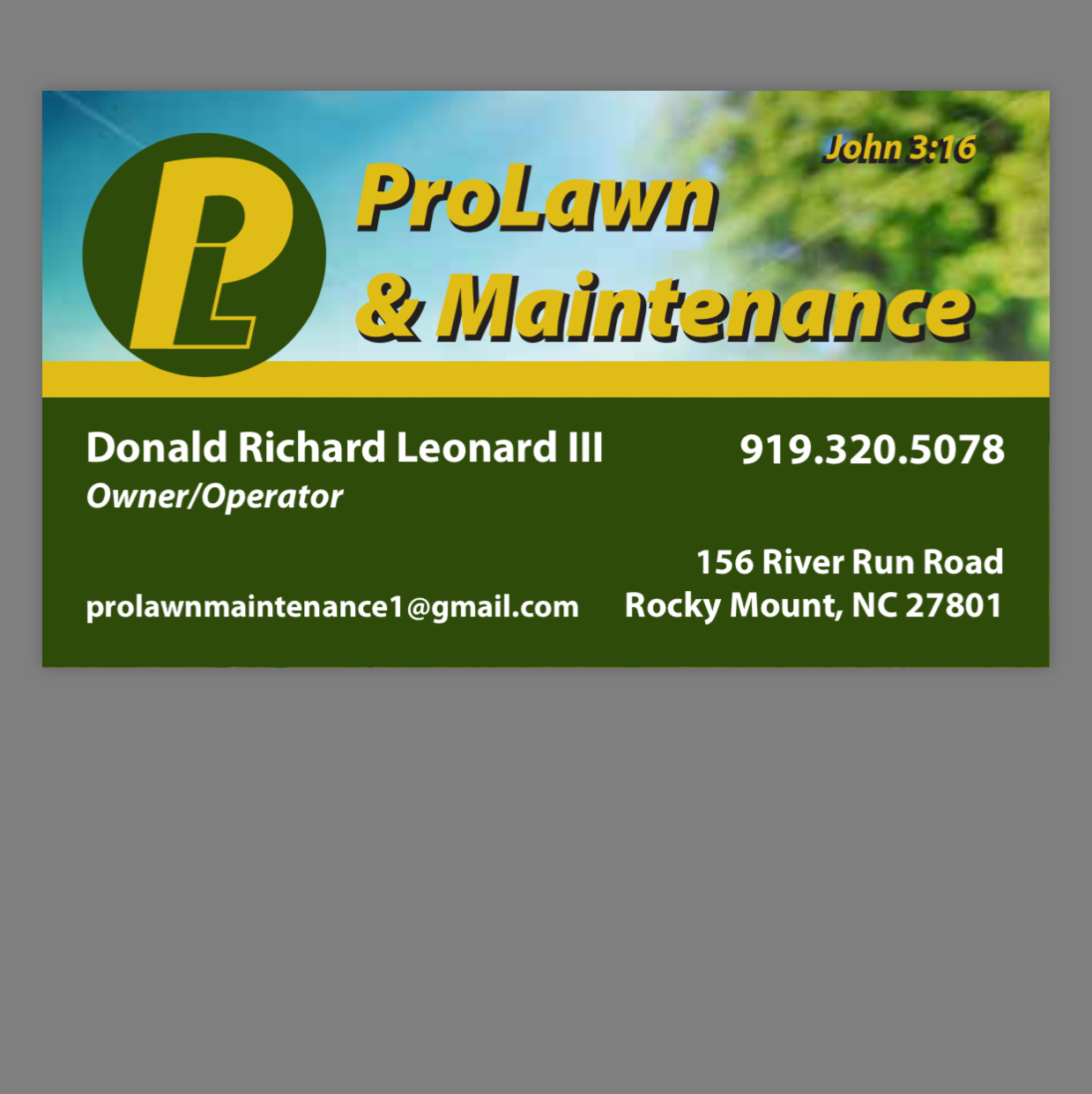 Avatar for Prolawn & Maintenance
