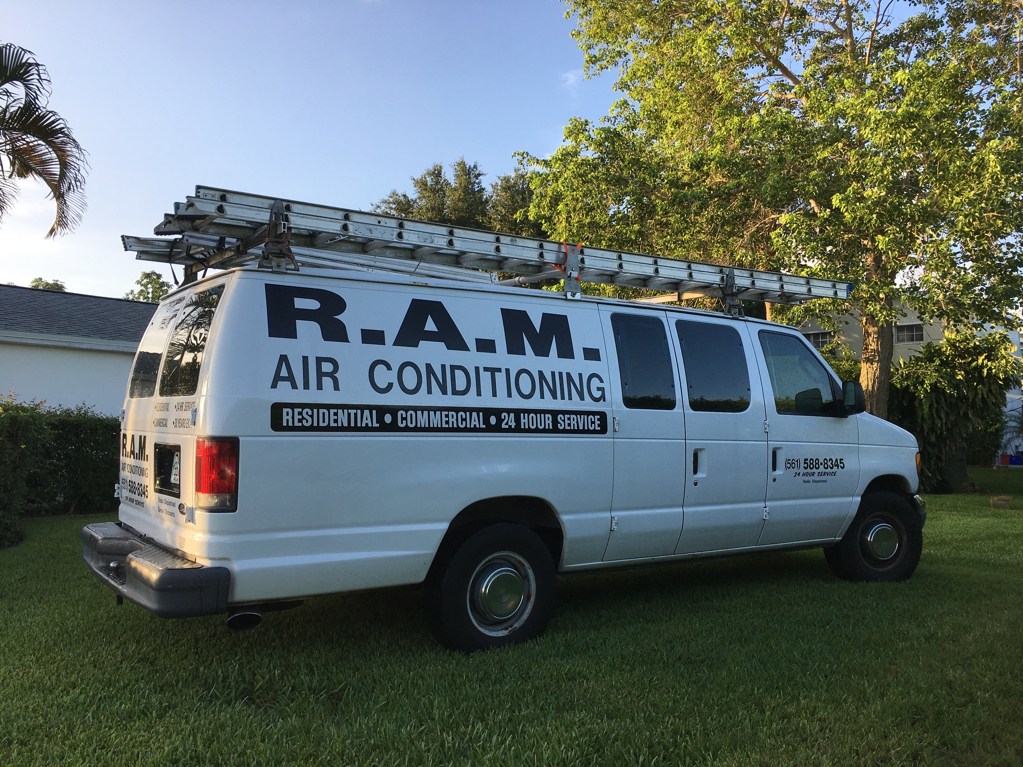 Logo for R.A.M. AIR CONDITIONING INC.