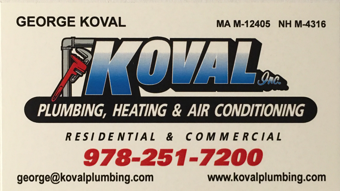 Logo for Koval Plumbing, Heating & Air Conditioning Inc.