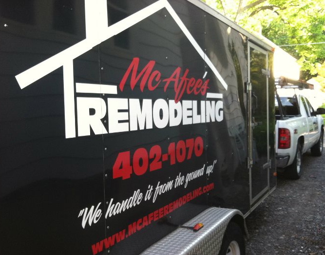 Logo for McAfee's Remodeling