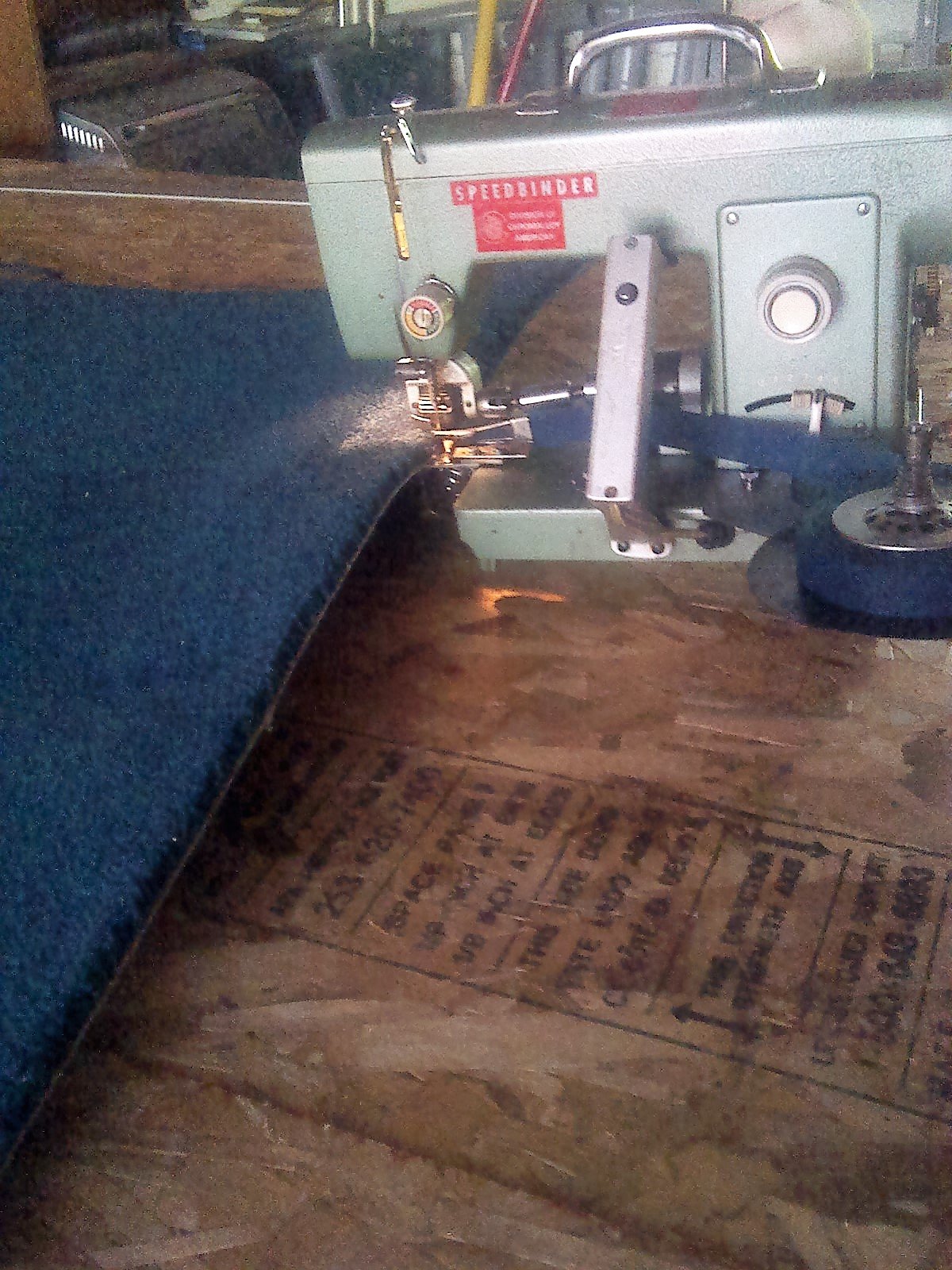 Logo for Cover The Edge Carpet Binding Service