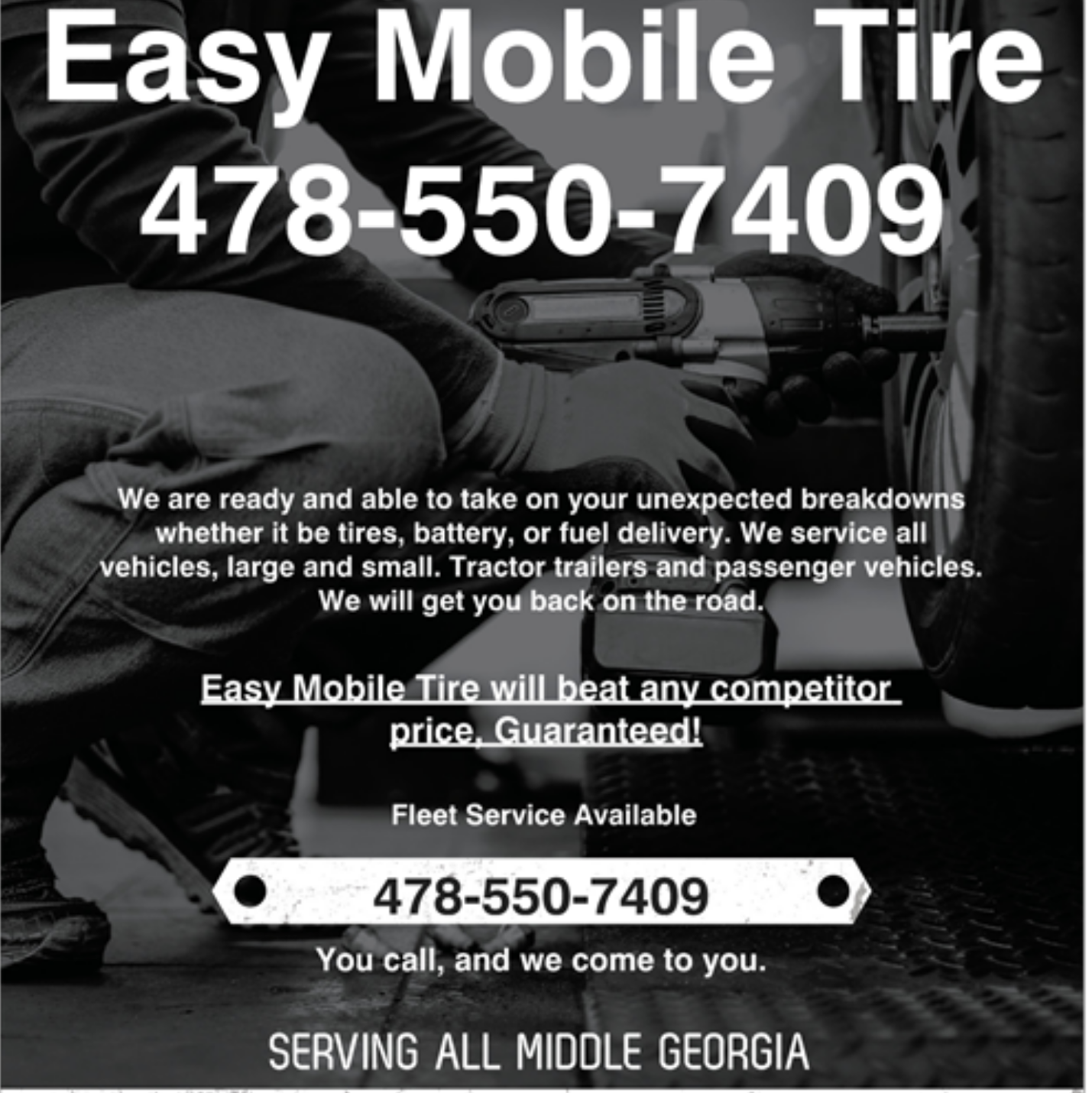 Logo for Easy Mobile Tire
