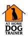 Logo for At Home Dog Trainer, LLC