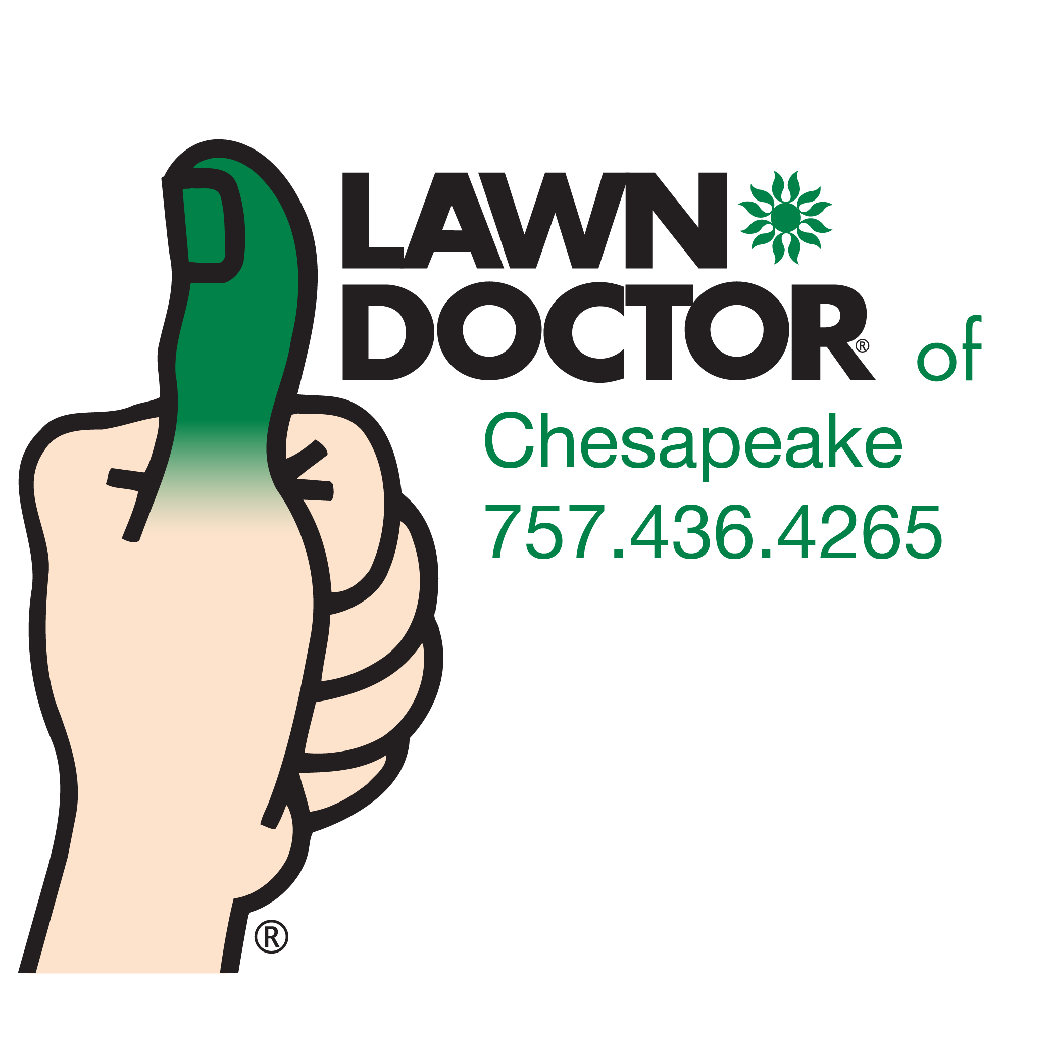 Logo for Lawn Doctor-Great Bridge-Hickory-Deep Creek and Gr