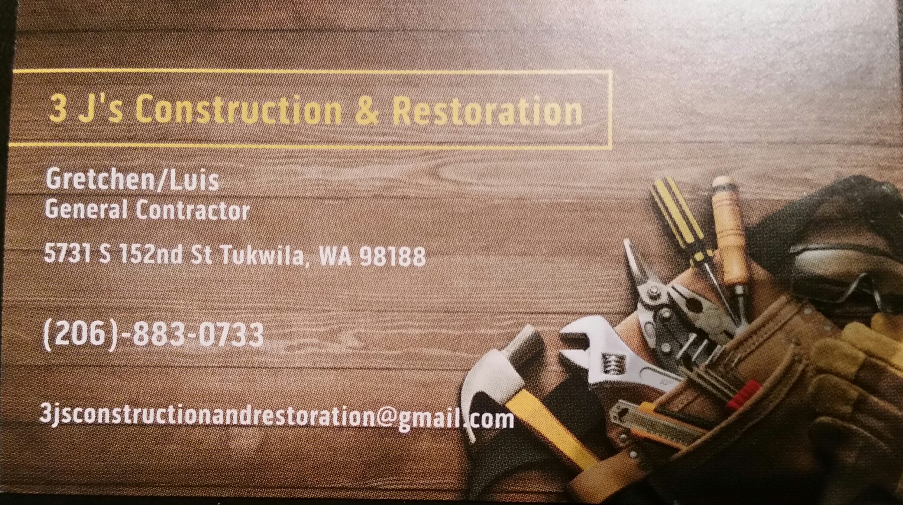 Avatar for 3 J's Construction & Restoration L.L.C.