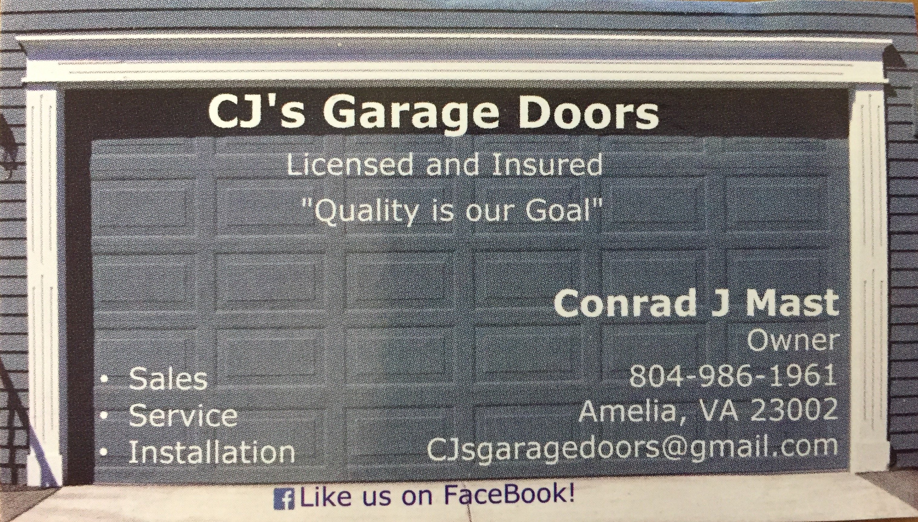 Avatar for CJ's Garage Doors LLC