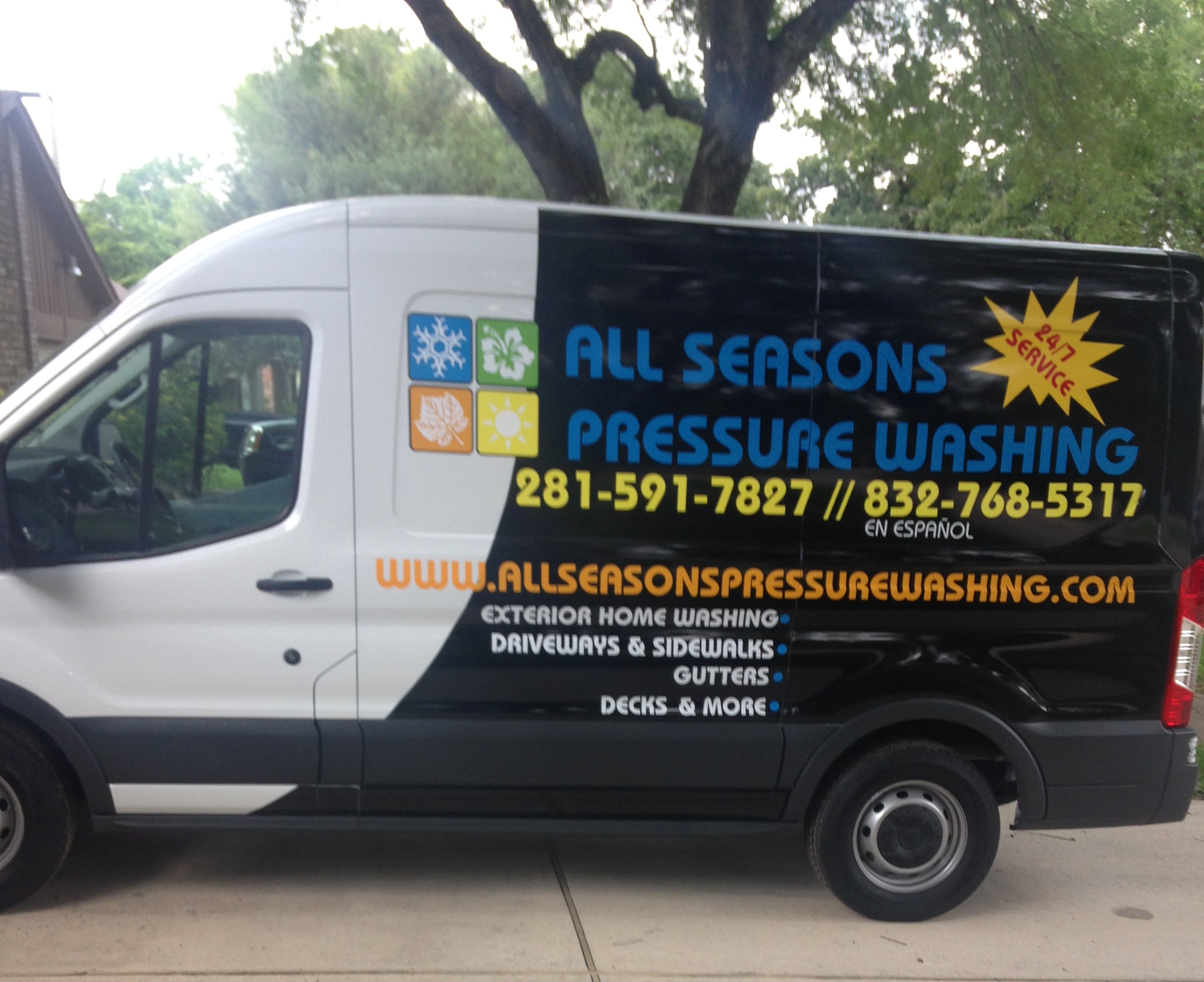 Logo for All Seasons Pressure Washing, LLC