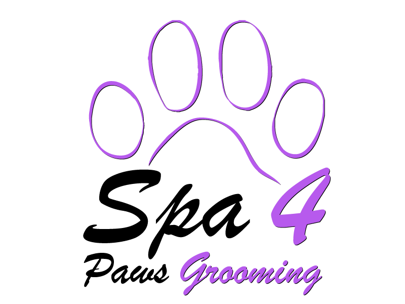 Logo for Spa 4 paws grooming 