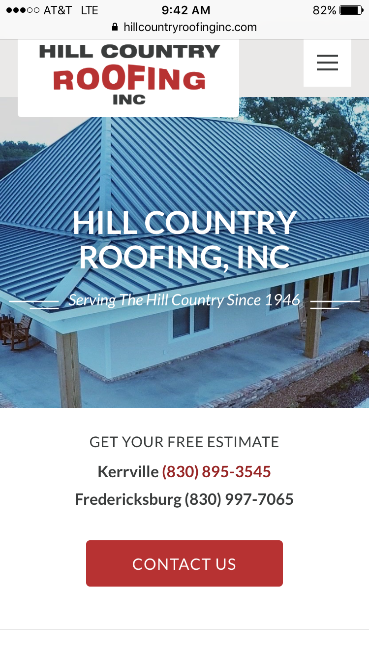 Logo for HILL COUNTRY ROOFING INC