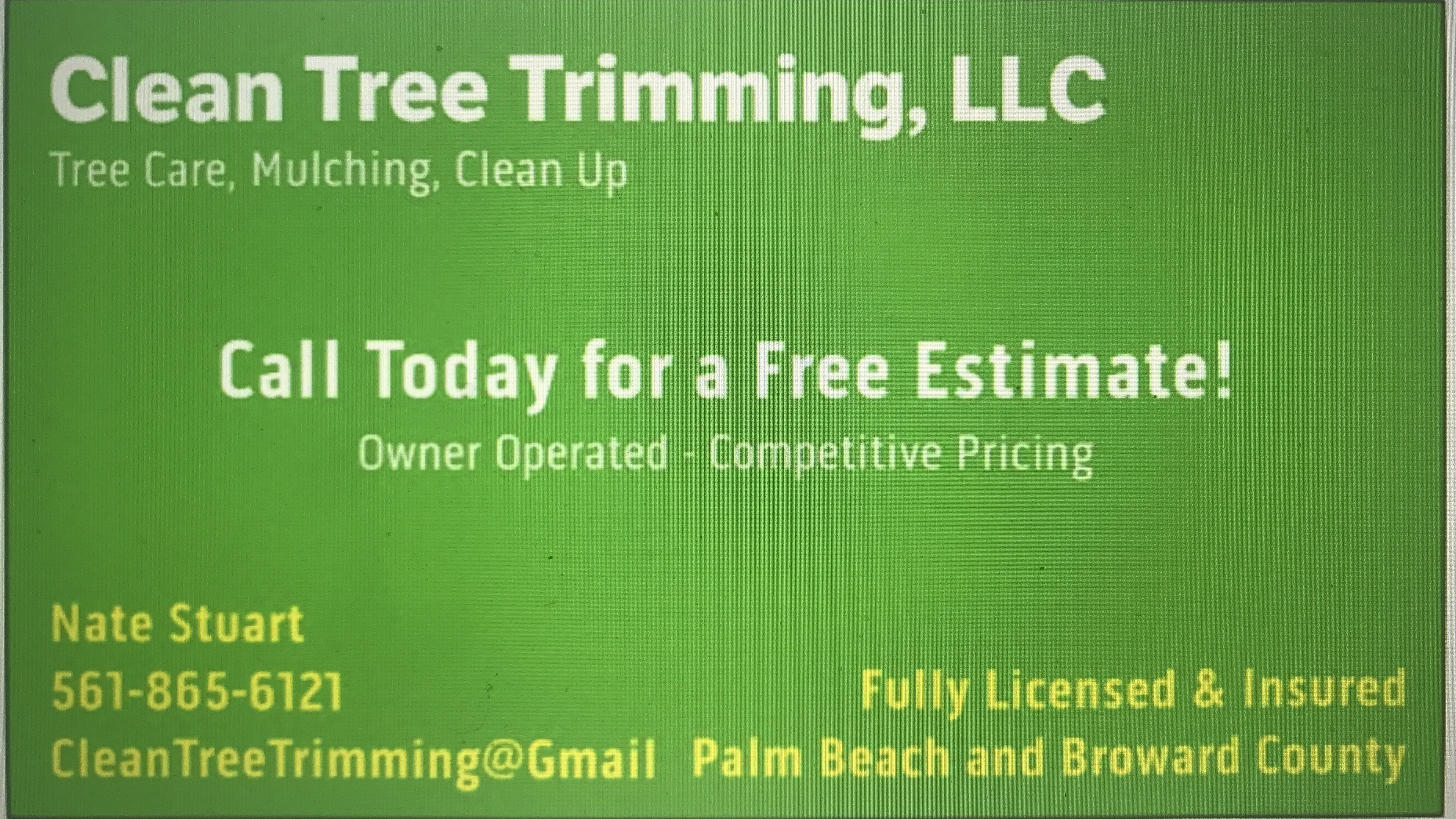 Clean Tree Trimming, LLC logo
