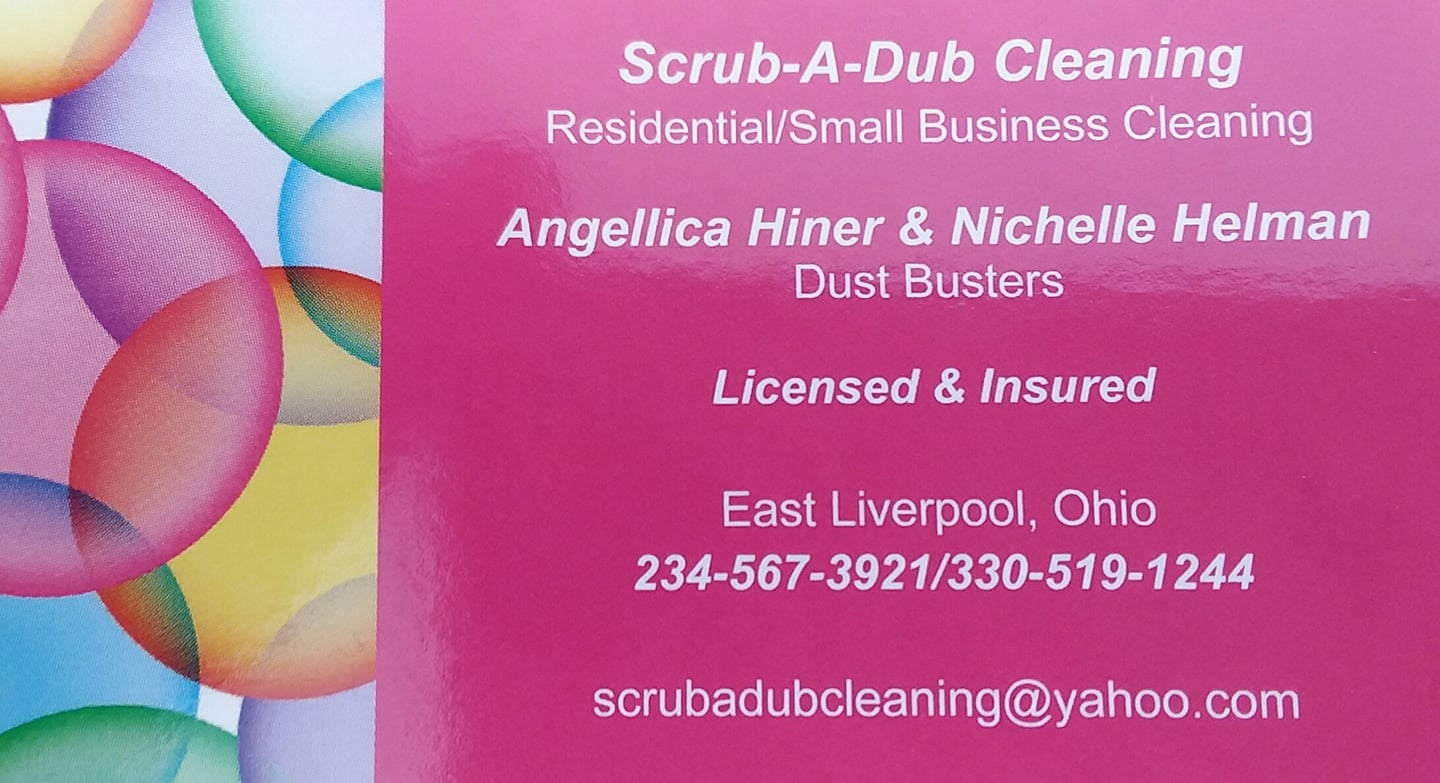 Scrub-A-Dub Cleaning logo