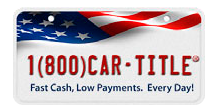 1-800-Car-Title logo