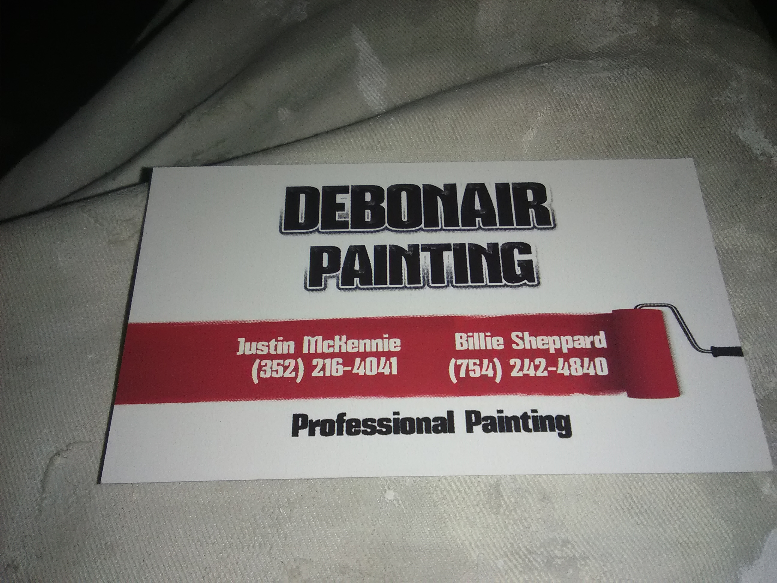 Debonair painting logo