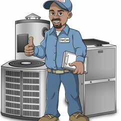 Logo for M&E HVAC