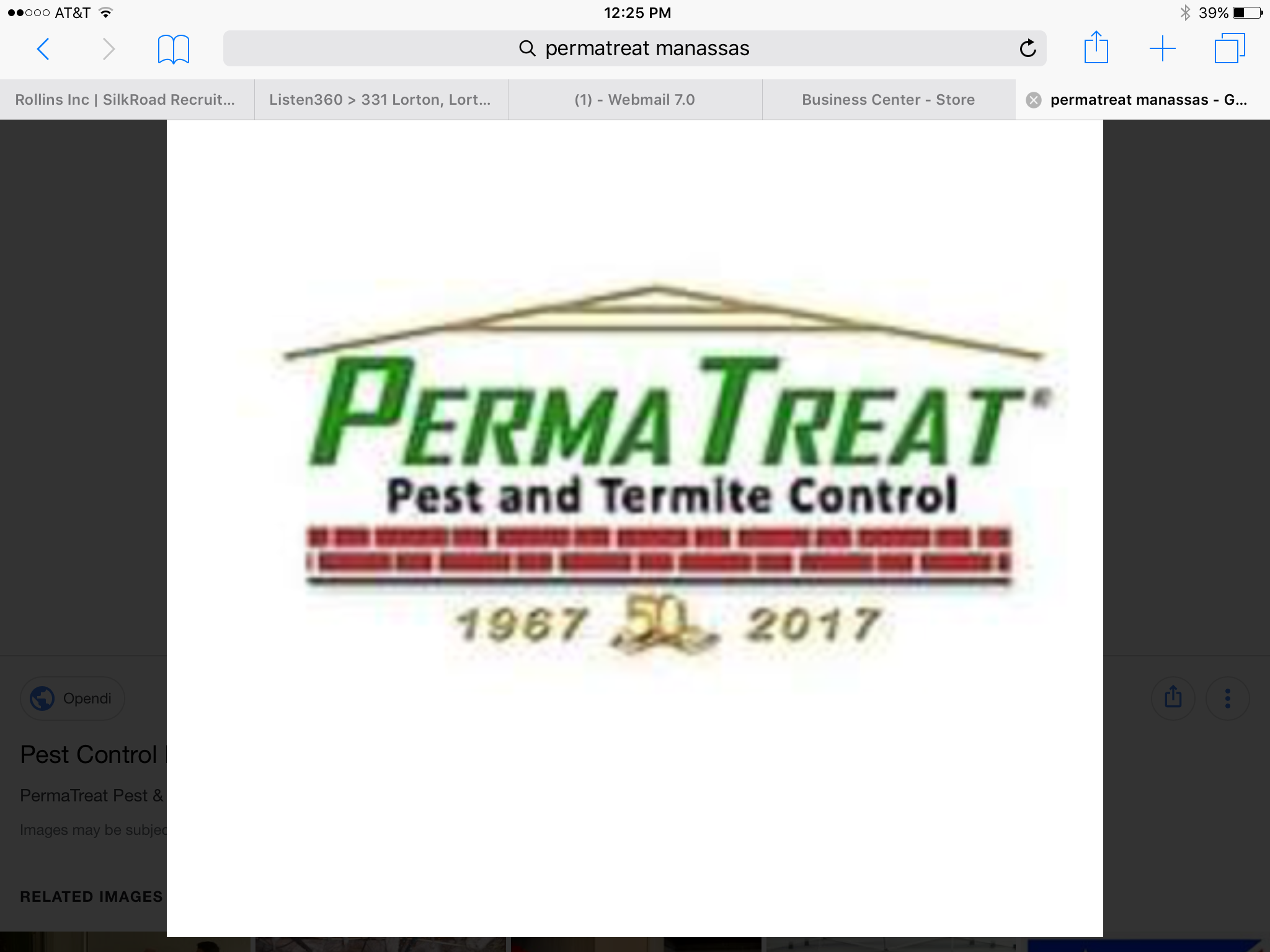 PERMA TREAT PEST CONTROL logo
