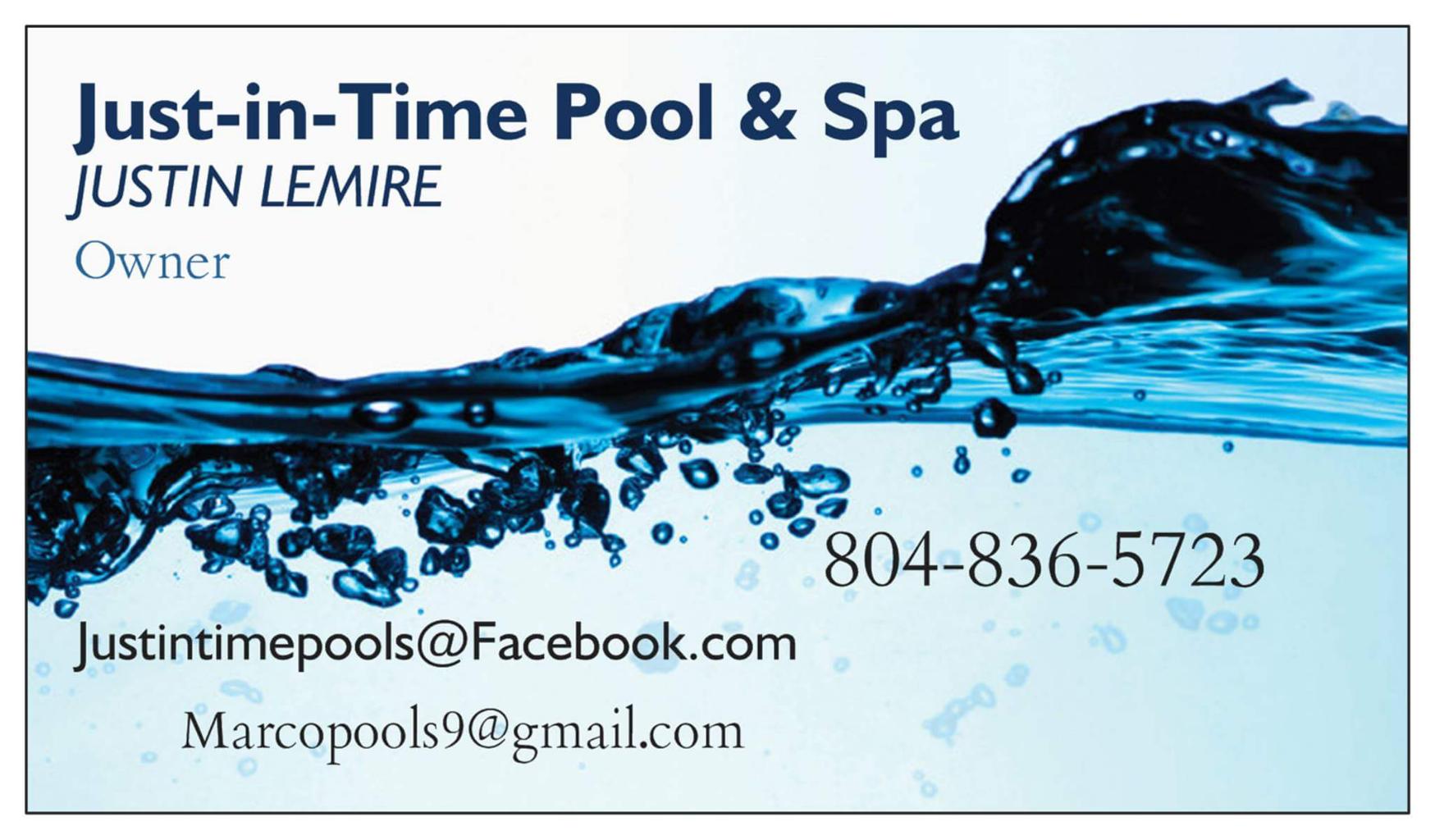 Avatar for Just-IN-Time pool & spa service 