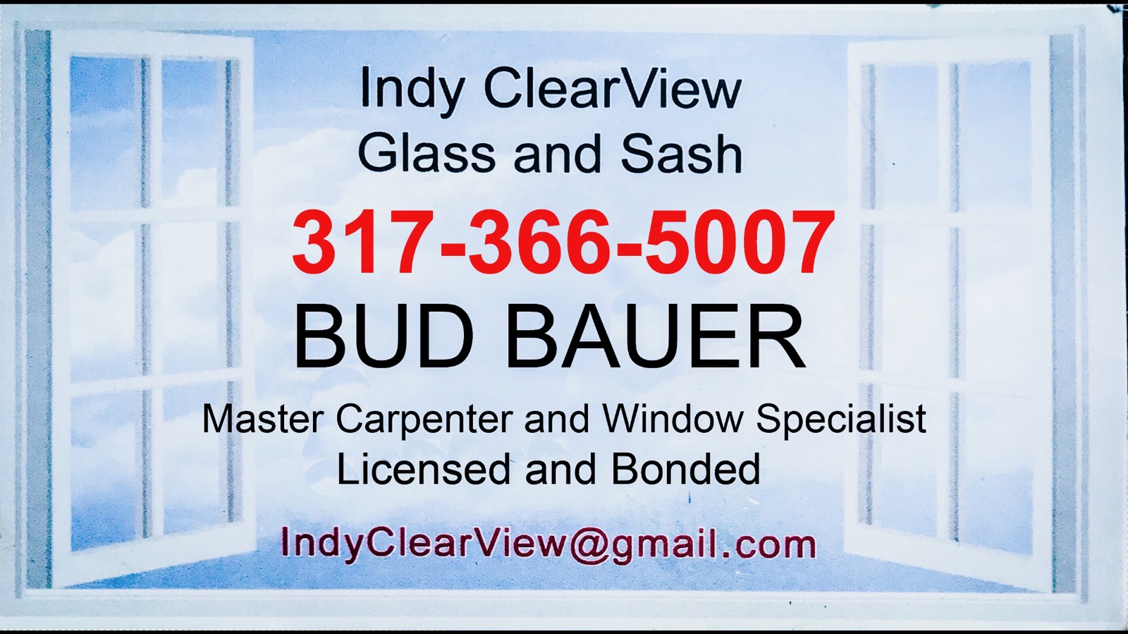 Indy Clear View Sash And Glass logo