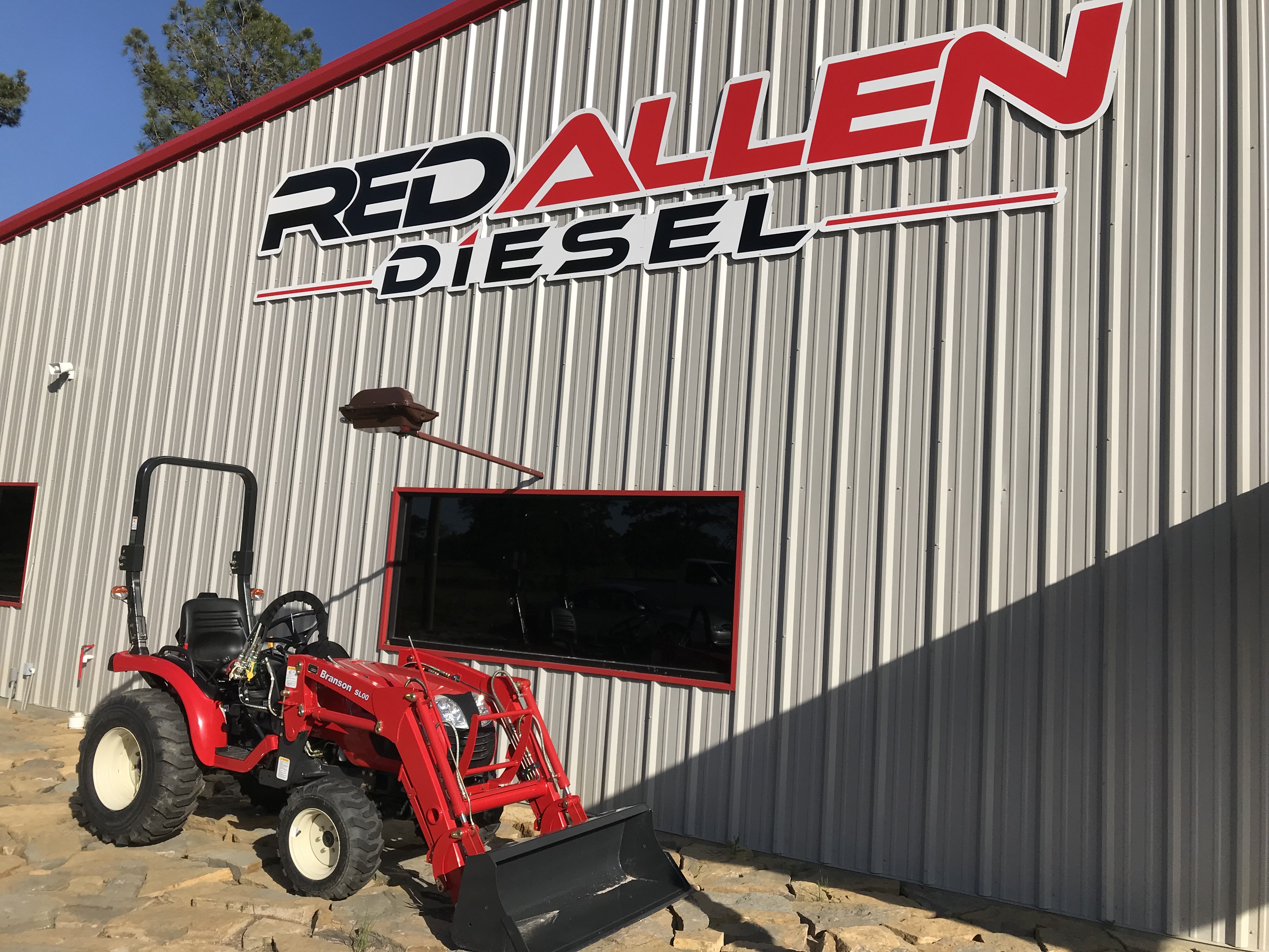 Logo for red allen diesel