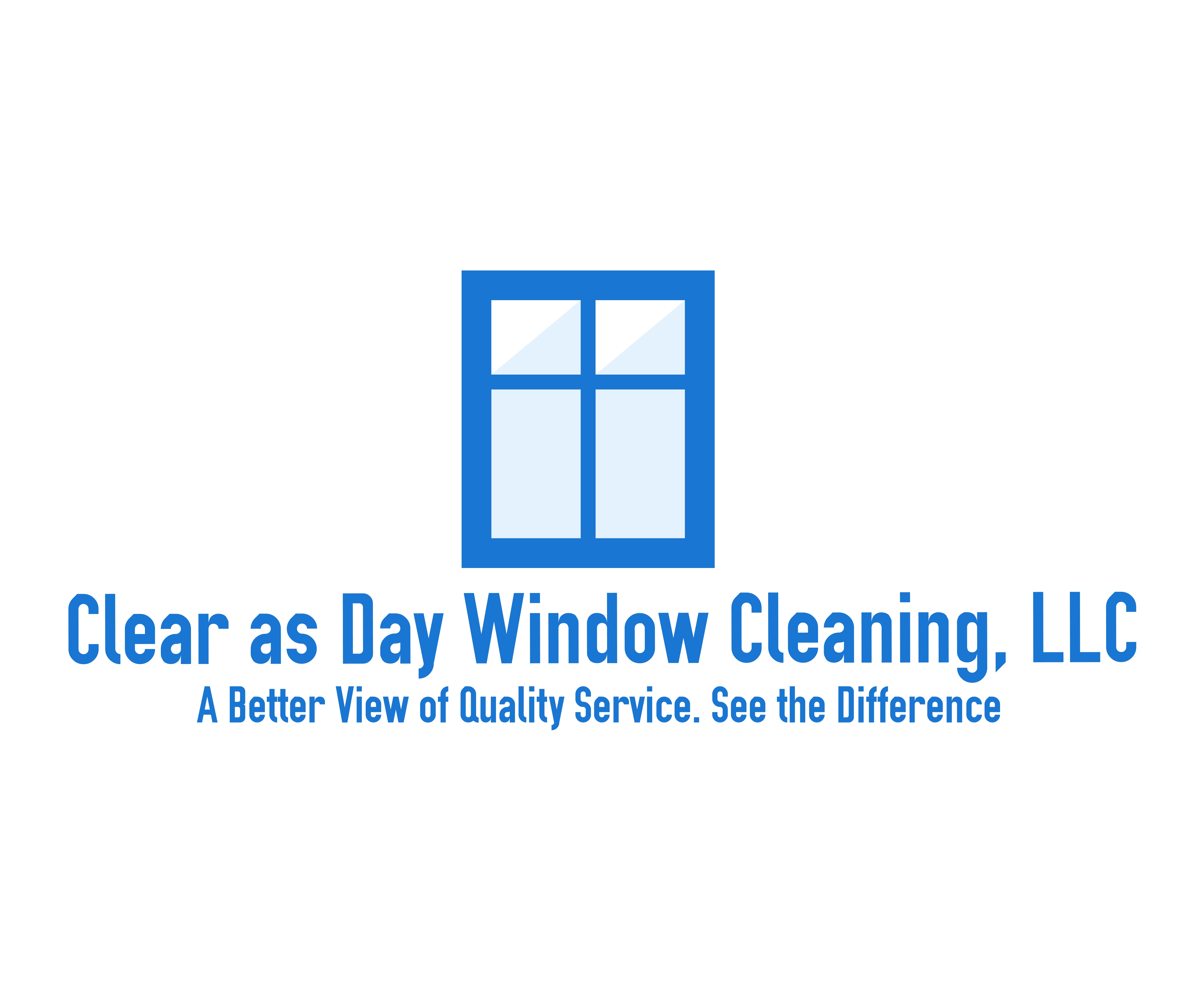 Clear as Day Window Cleaning, LLC logo