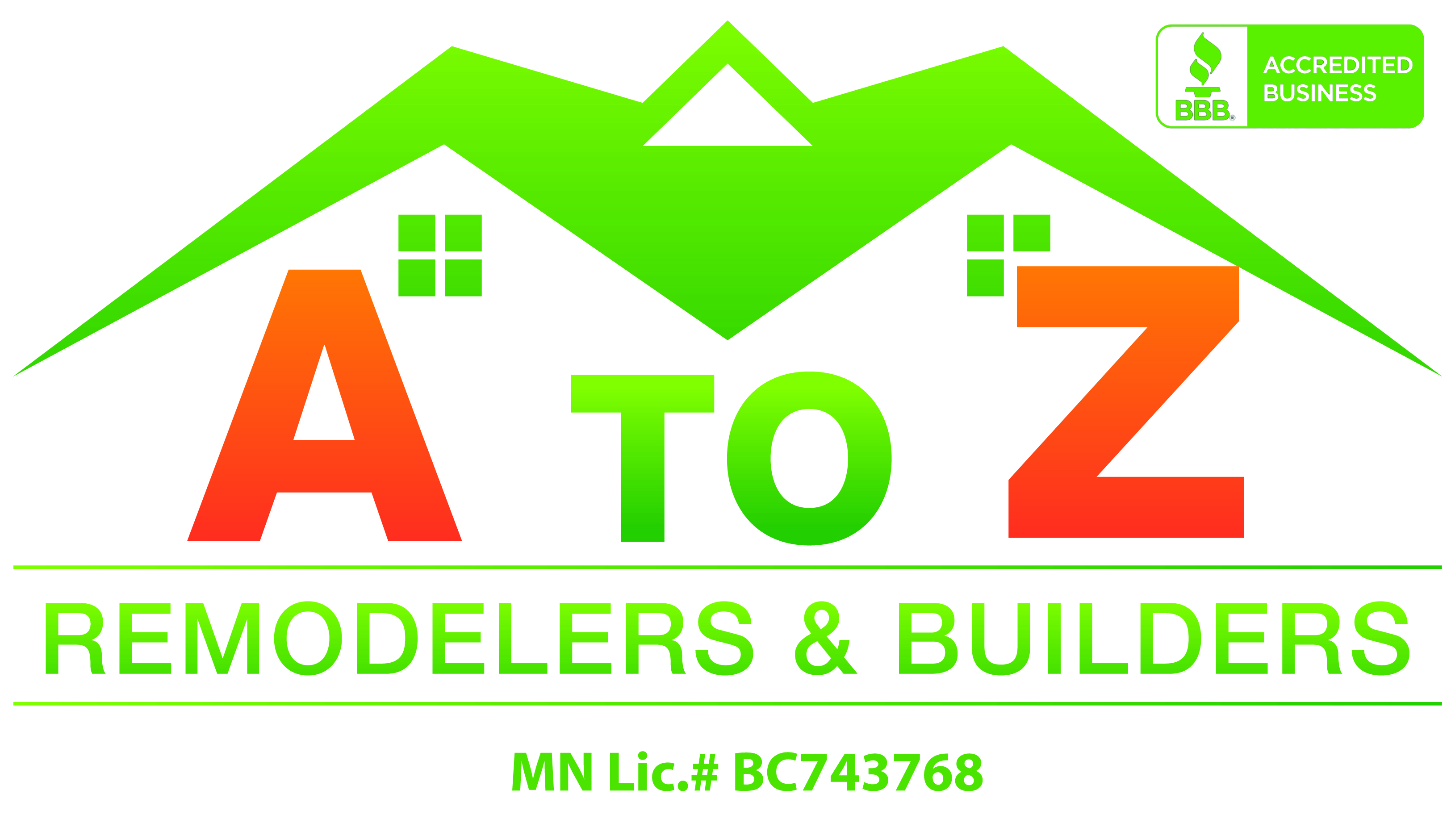 Logo for A to Z Remodelers & Builders