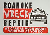 Logo for ROANOKE WRECK REPAIR