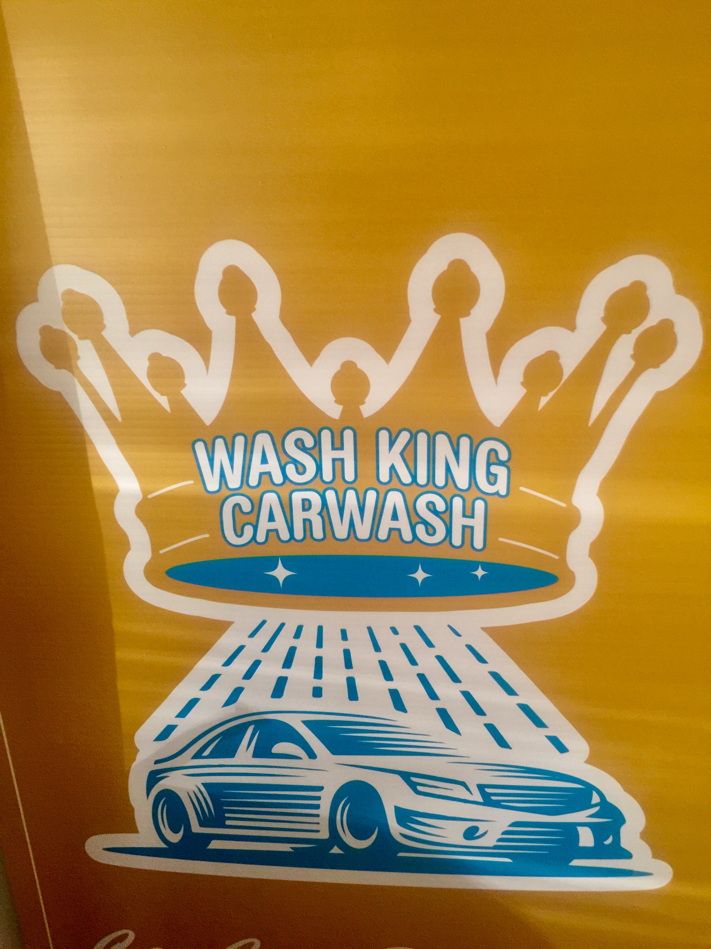 Logo for Wash King Car Wash