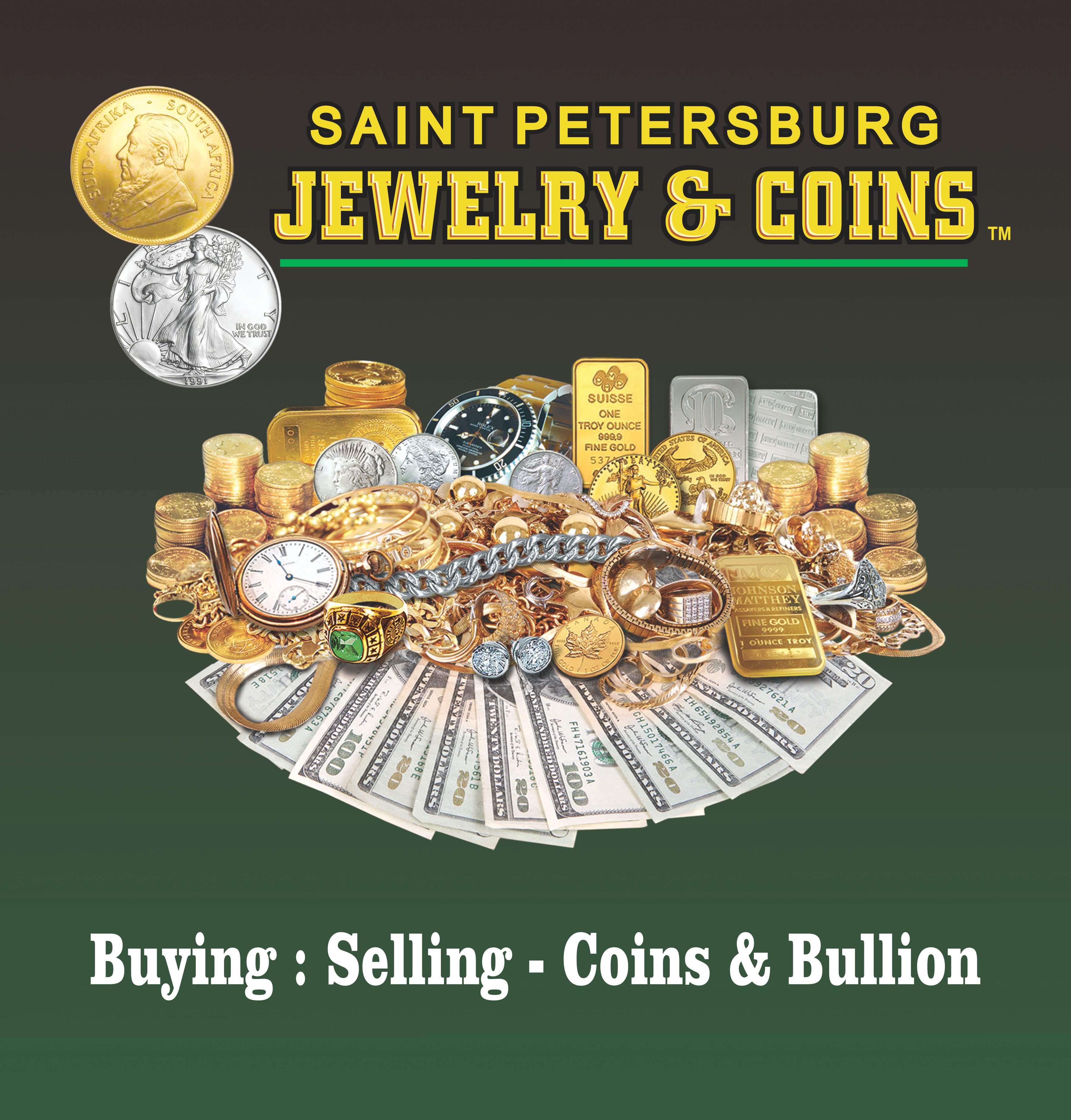 St. Petersburg Jewelry and Coins logo