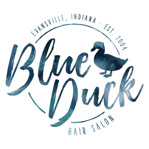 Logo for Blue Duck Hair Salon