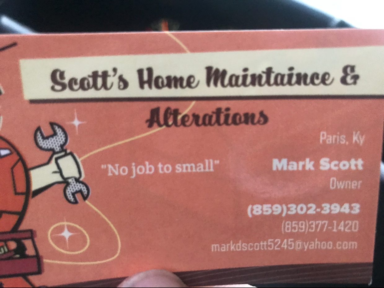 Avatar for Scotts home maintenance & alterations 