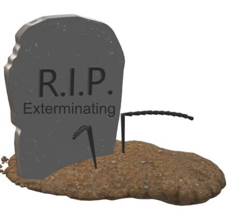 R.I.P. Exterminating logo