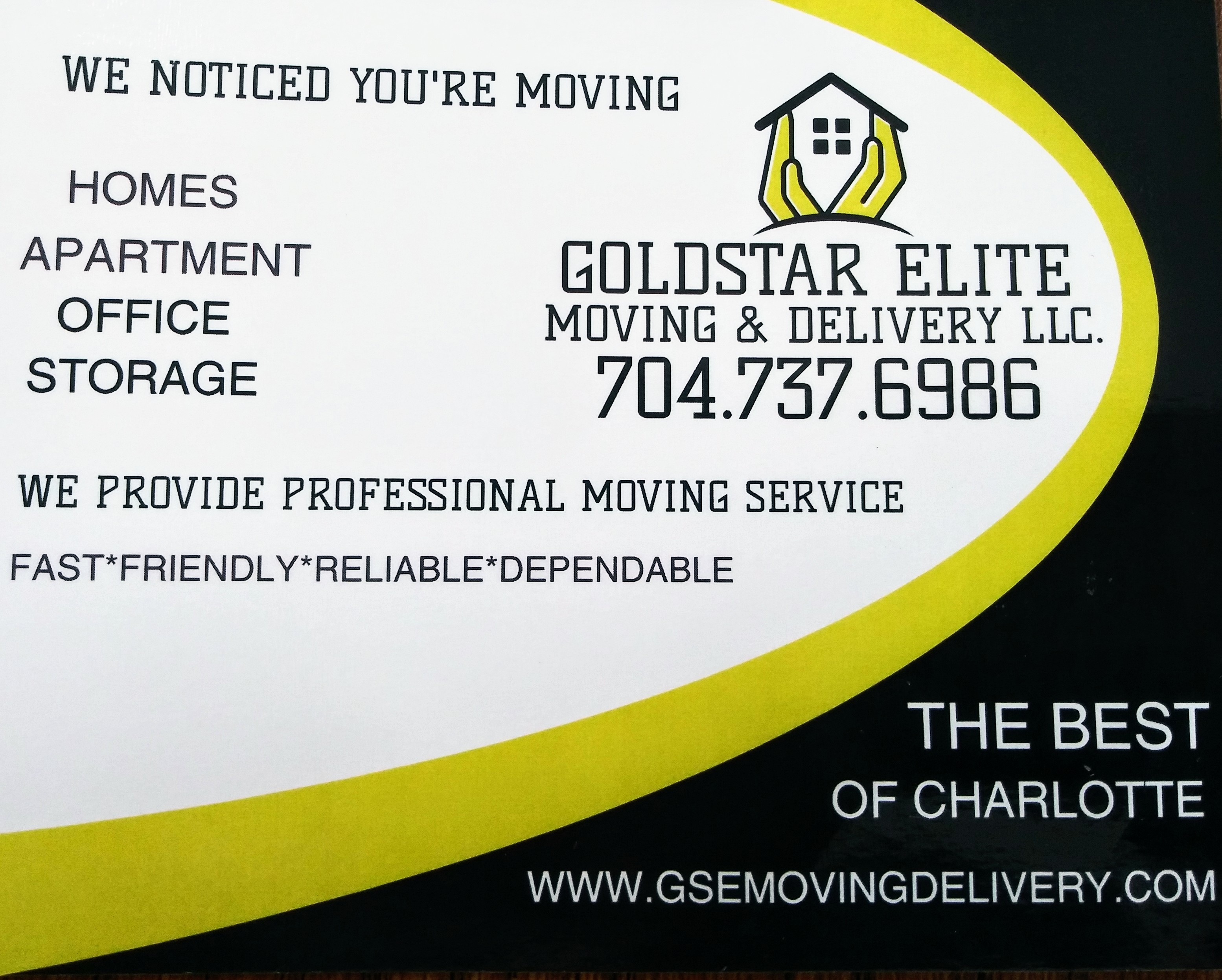 Goldstar Elite moving & delivery llc logo